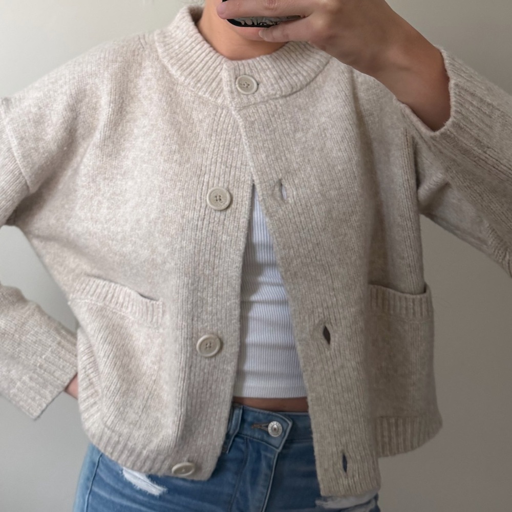 Primark Beige Button-Up Cardigan - Picture 2 of 5